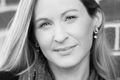 head shot bw