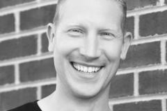 head shot bw
